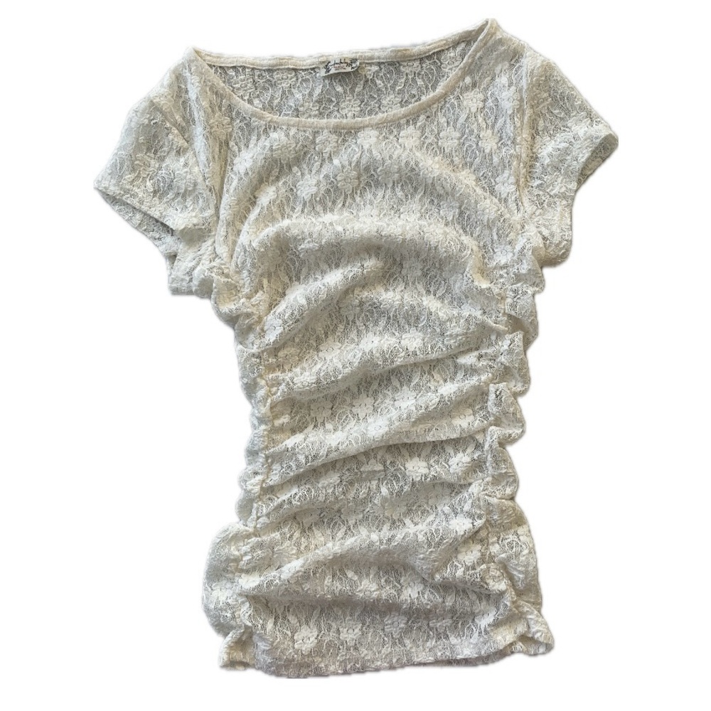 ✰ Intimately by Free People Cream Lace Short Sleeve ✰